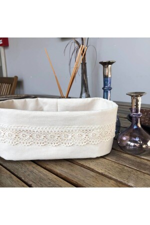 كيس مناشف القطن من MNZ-100% - صندوق تخزين متعدد الأغراض منظمة كيس القطن - Dost