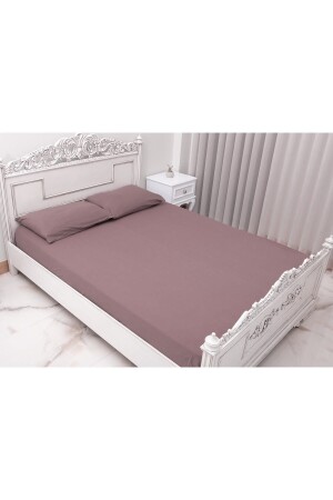 %100 Pamuklu Penye Lastikli Çarşaf Yastık Kılıfı (GÜLKURUSU) - Meyhome