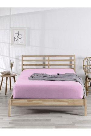 %100 Pamuklu Tek/çift Kişilik Lastikli Çarşaf Fitted Jersey Penye Çarşaf - The Berb