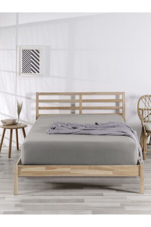 %100 Pamuklu Tek/Çift Kişilik Lastikli Çarşaf Fitted Jersey Penye Çarşaf - The Berb