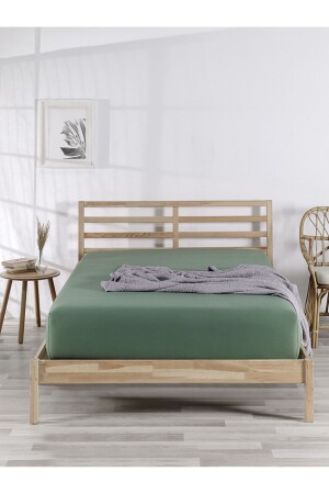 Spannbettlaken aus gekämmter Jersey-Baumwolle, einfach/doppelt elastisch, aus 100 % Baumwolle - The Berb