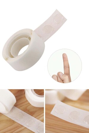 شريط ملصق بالون مزدوج الجانب 100 طرد - Patladı Gitti