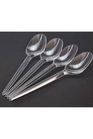 ملعقة صلبة من بلاستيك 100 قطعة - Papatyampartievi