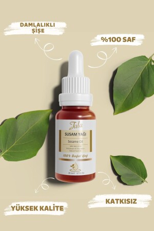 100 % reines und natürliches Sesamöl kaltgepresst, 20 ml - 3