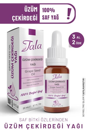 100 % reines und natürliches Traubenkernöl kaltgepresst, 20 ml - 2