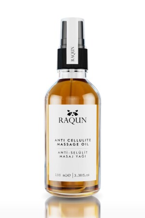 زيت التدليك من مكافحة السيلوليت 100 مل محتويات طبيعية و عضوية RQN13N - RAQUN