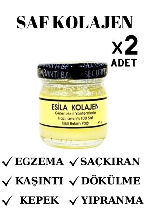 %100 Saf Ilik Yağı Bakımı - Saç Dökülmesine Mucize Etki - 2 Adet 40 Ml Boyutunda - Aylık Kür TYC3DJ3LWN169165664795609 - 2