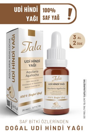 %100 Saf Ve Doğal Udi Hindi Yağı Soğuk Sıkım 20 Ml - 1