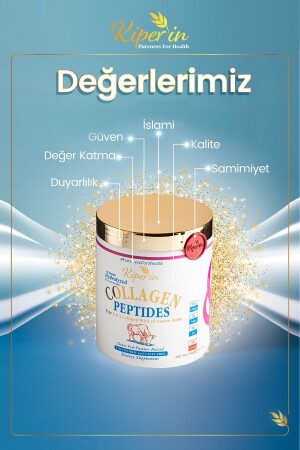 %100 Saf Ve Doğal Yüksek Biyoaktif Çift Hidrolize Kolajen Peptitler içeren Diyet Takviyesi(50günlük) - 6