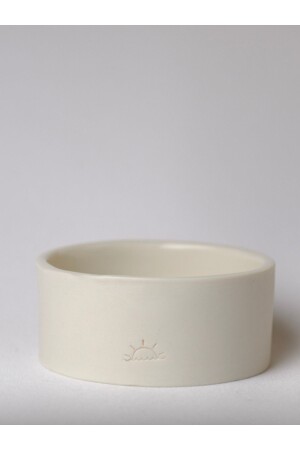 كأس صلصة بورسلين مصنوعة يدويا كأس ميني شهية كأس جام كأس عسل كأس خفيفة - 100 مل - أبيض - Terra Soley