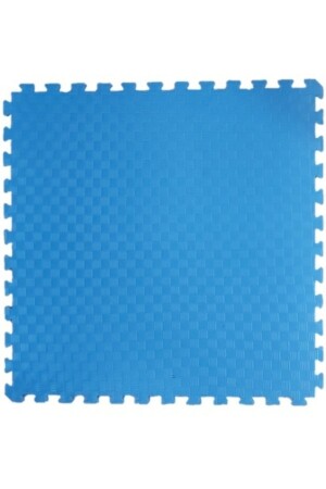 100 x 100 cm, 13 mm dick, hochwertige Tatami-Bodenmatte, Blau - 1