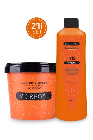 مادة مكنز-بلو بوتر لمسح الشعر أوريال 1000 جر و 40 حجم أكسيد 1000 مل - Morfose