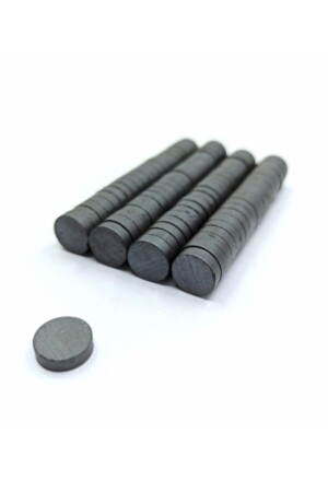 1000 Adet Yuvarlak 17 Mm Mıknatıs Kömür Magnet Mıknatıs - 2