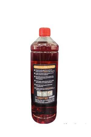 1000 ml bordeauxrotes Lampenöl, geruchlos, rauchfrei, für drinnen und draußen - 4