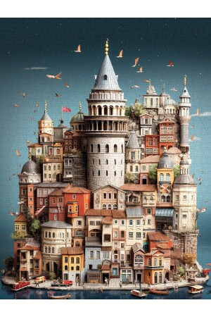 1000 Parçalık Puzzle - Galata - Kod:1158 - 3