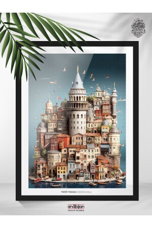 1000 Parçalık Puzzle - Galata - Kod:1158 - 4