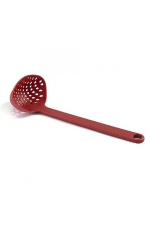 10047 Scoop Straining Ladle Red - Kepçe Kevgir 5028420100471 - Joseph Joseph