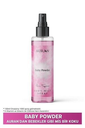 مكنز-بابي مسحوق ريحان نساء رش الجسم مسحوق الطفل رش ضباب الجسم 100ml - Auran