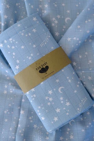 100x120cm Oeko-tex Sertifikalı Bebek Müslin Örtü - Runbaby