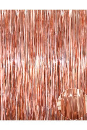 منز-المعدنية خلفية الباب الستائر الزهرة الذهب 100x200 سم - Patladı Gitti