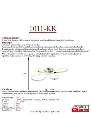 1011-KR Chrom-LED-Kronleuchter 1011-KR - 5