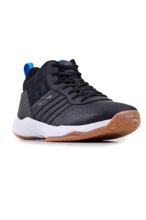 101384770 Traction Pu Schwarz-Weiß-Camel Damen Basketball A - 1