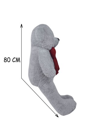 102 cm großer Teddybär mit Fliege (100 % lokal), braun - 5