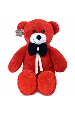 MNZ-102 سم دب كبيراً مع ربطة عنق القوس (100٪ محلية) بني - Özgüner Oyuncak