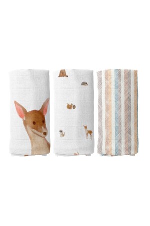 (منز-غابة أميجوس موسلين غطاء مجموعة (بابيموسلين 106 - Casadora Baby