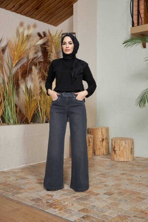 1067-bol Paça Pantolon Koyu Gri - Neways