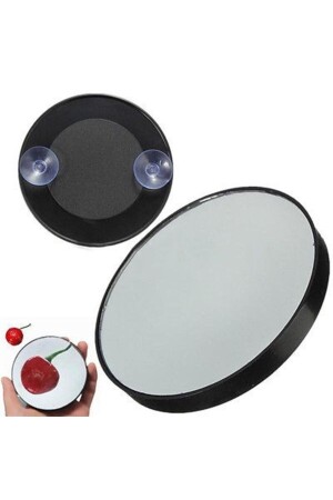 10x Büyüteçli Vantuzlu Pratik Kullanışlı Makyaj Lens Traş Aynası - 7