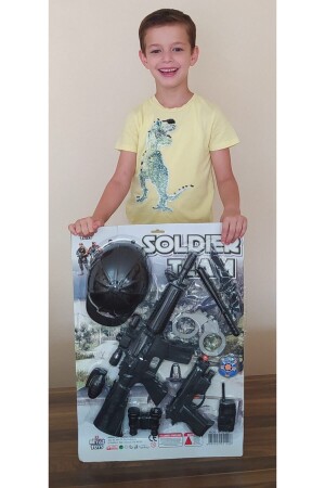 (منز-توي) 11 قطعة شرطة الجنود مجموعة (برثر-00038 - Brother Toys