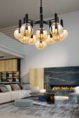 مـنـز-إرنـا 11-قطـع مصباح العلق الحـديث غرف النوم الصـغيرة المطبخ غرفة المعيشة الشنـديليـر 3294-11-BL - Apliqa