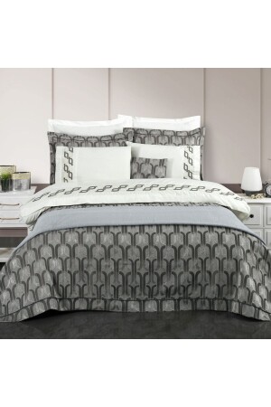 (منز) -الموطن (نورا داوري) مجموعة 11 قطعة (مري) 3ST507-31901-GRI01 - Schafer