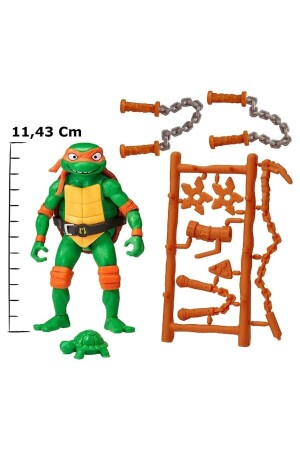 (منز-نينجا السلاحف الفاعلة) (صورة 11 سم (ميكلانجلو) (المسرح (ركت-تيو805000-04) - TMNT