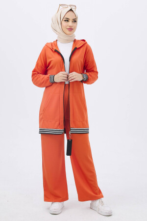 11021-Orange Tunika-Hose - 2