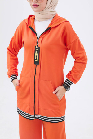 11021-Orange Tunika-Hose - 5