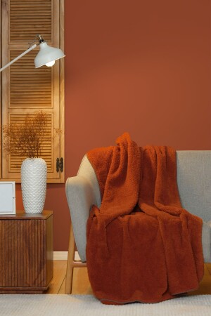 (مينز فاي تيراكوتا) رمي بطانية 115 × 160 سم 200 21. 01. 0138 - Karaca Home