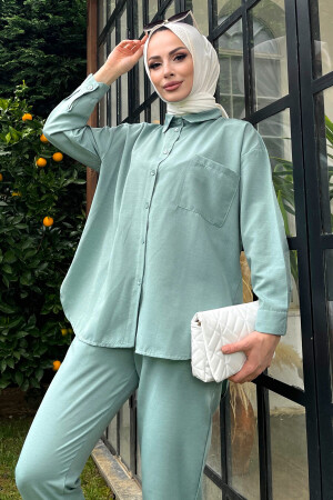 11508-MINT Tunik+Pantolon - 4