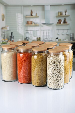 مجموعة من 12 صناديق بحجم كبير 1300 مل مع طائرات الفراغ ومرقصة ثلجية - Karçiçeği Home