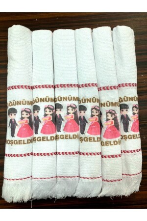 منز الزفاف منشفة سيارة منشفة عربة منشفة 12 حزمة عروس وردي 2 743 - yörük tuhafiye