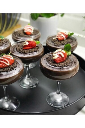 كوب من الزجاج من الزجاج خدمة حلوى الزجاج 12 قطعة 239 Fma091511 PKT-10044136SET - Paşabahçe