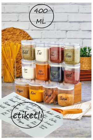 مجموعة من 12 مجموعة من طوبات العقاقير المقطوعة 400 مل للفراغات - كأس العقاقير ميكا مع غطاء ضد التسرب FBZ-400ML-SP - FBZhome