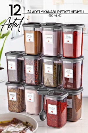 مجموعة من 12 علبة من العطور الزرقاء مع علامة ومعطفات 450 مل - مجموعة العطور MCH10511 - NESS HOME