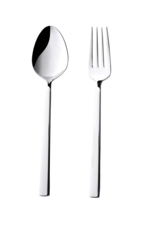 م.ن.ز-12 قطعة ملعقة طعام عشاء مجموعة شوكة مجموعة 6 أشخاص 6 قطع 13 - gök