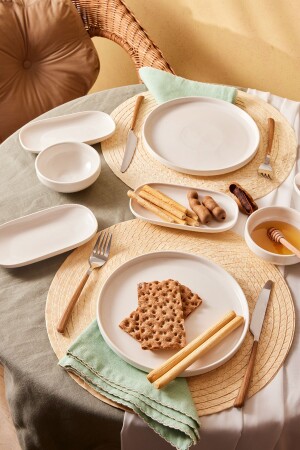 (منز بارلا) البورتسلين 12 قطعة وجبة الإفطار لـ 6 أشخاص - Emsan