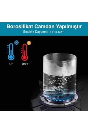 12 Li Set 250 Ml Kavanoz Borosilikat Cam Saklama Kabı Bambu Vakumlu Kapak Baharatlık Çerezlik - 4