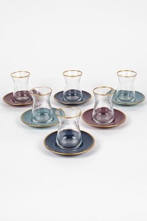 مجموعة الشاي من 12 قطعة من MNZ-Elegant - Rakle