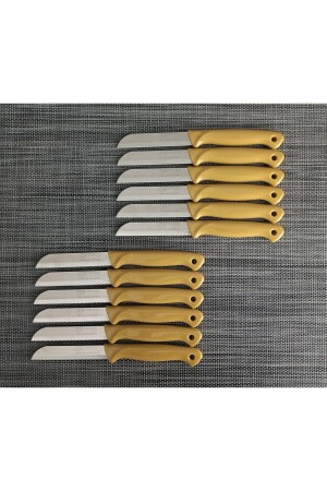 مجموعة من الفاكهة من 12 خاردة زرقاء سكين MYM026 - Solingen