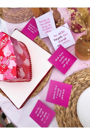 منز-12 قطع بطاقات ممتعة مع شعار حفلة البكالوريت لتكون العروس - Pankart Evi